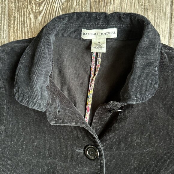2/$18 SALE! Bamboo‎ Traders Corduroy Jacket Womens M Utility Military Western - Picture 6 of 9